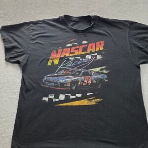 NASCAR Racing Men's XL Black Vintage Style Car 94 Graphic Short Sleeve T-Shirt